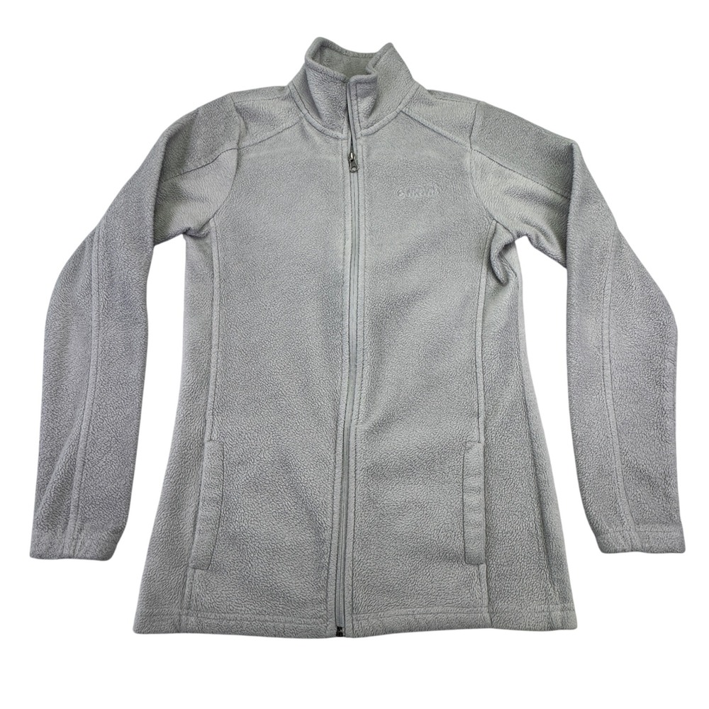 Magellan Jacket Women's Small Fleece Full Zip Light‎ Gray Grey Outdoors